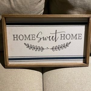 Home sweet home sign